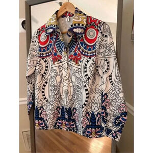 Liang Dian Yi Zu Vintage‎ Button Down Shirt Size Large